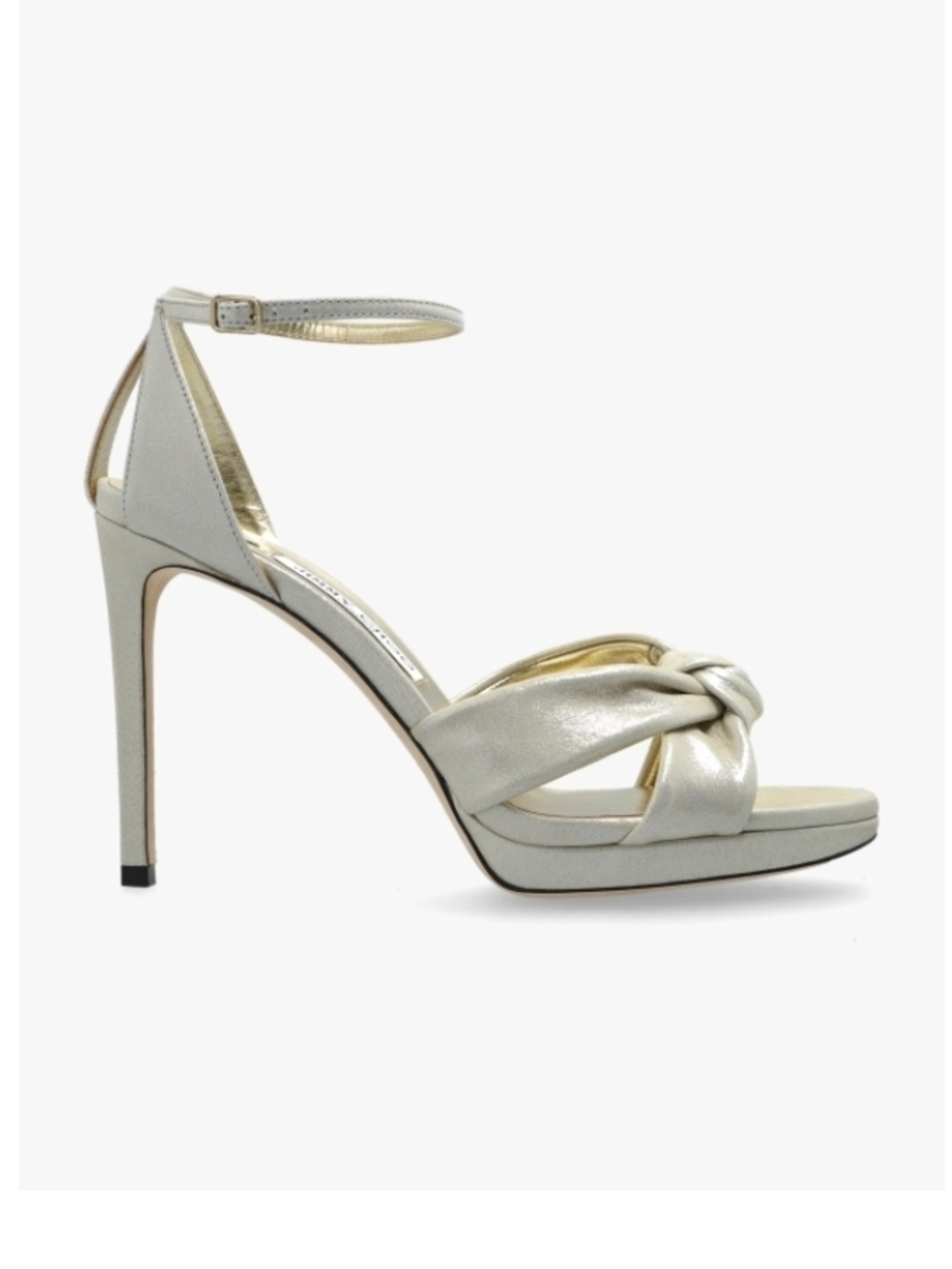 Jimmy Choo Rosie 100 Soft Gold EU 39 NWT Never Worn